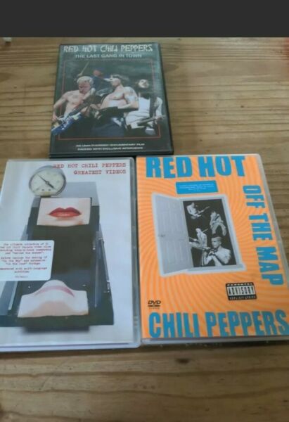 The Red Hot Chili Peppers  Region 2 DVDs .Greatest Videos/Last Gang/Off The Map