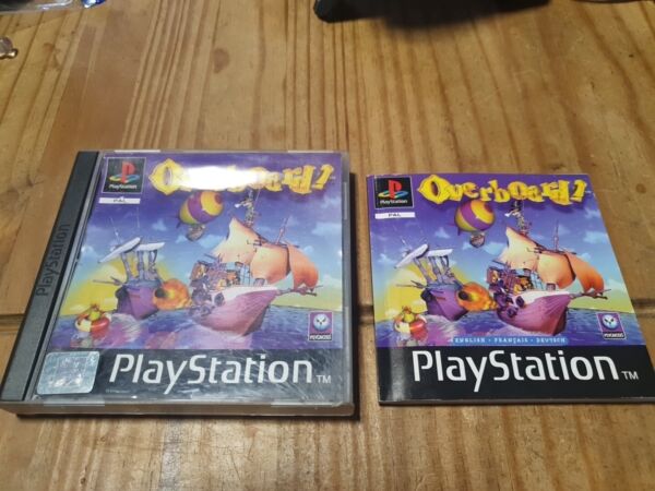 OVERBOARD!  Psygnosis  SONY Playstation  1 PS1 Game With Manual  UK PAL