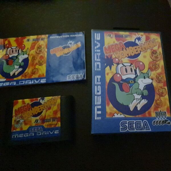 Mega Bomberman - Sega Mega Drive  Complete with Manual