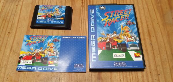 Street Racer Sega Mega Drive- Boxed Complete With Instructions PAL