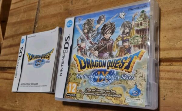 Nintendo DS Dragon Quest Sentinels of The Starry Skies.Complete With Manual