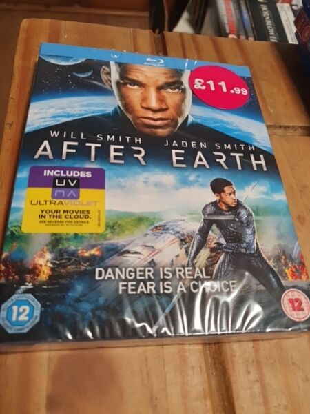 After Earth (Blu-ray) Will Smith Jaden Smith Isabelle Fuhrman New Sealed