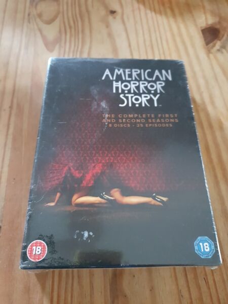 American Horror Story Season  1 and Season  2 Region 2 DVD  Box Set New Sealed