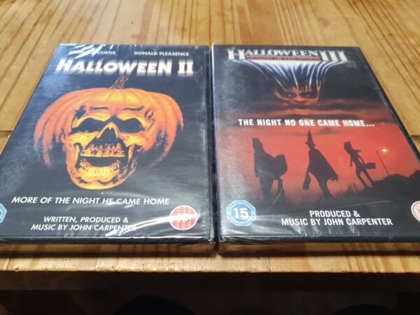 Halloween II & Halloween III Season of the Witch 198Os Region 2 DVDs Re-released