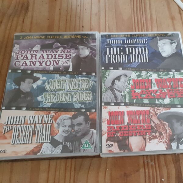 John Wayne Classic Westerns Vol 2 / Vol 5  Region 0 Dvds  New Sealed