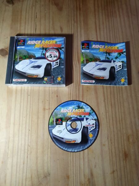 Sony Playstation 1 PS1 PSX RIDGE RACER REVOLUTION - Plays On PS2 & PS3