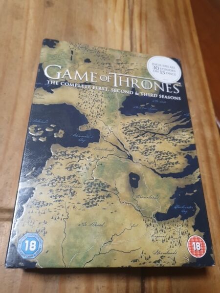 Game of Thrones: Season 1-3 2014   DVD Box Set New Sealed