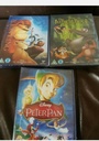 **DISNEYs The Lion King /Jungle Book /Peter Pan  Region 2 DVD Bundle New Sealed