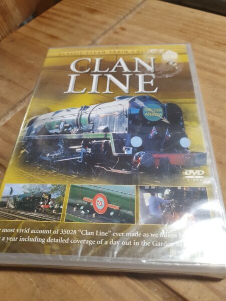 CLASSIC STEAM TRAIN COLLECTION "CLAN LINE" DVD  NEW SEALED