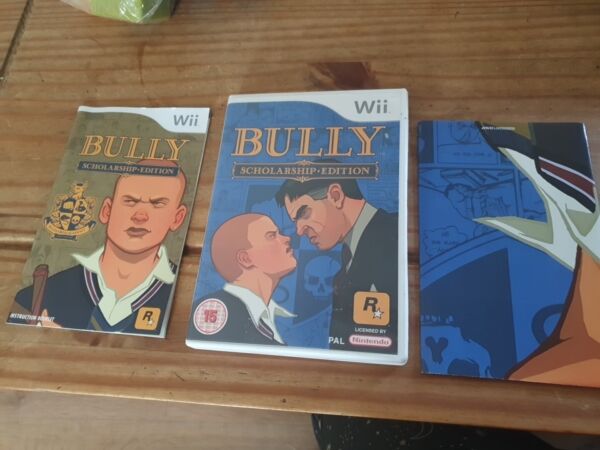 Bully: Scholarship Edition Complete with Manual & Map Nintendo Wii, 2008