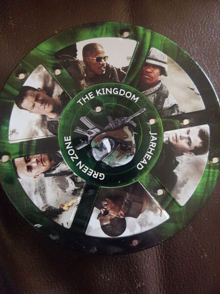 Modern Warfare DVD Box Set Steel Tin + Insert  The Kingdom.Jar Head.Green Zone