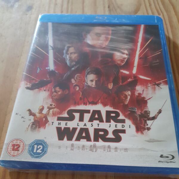 Star Wars The  Last Jedi Blu-ray, New Sealed