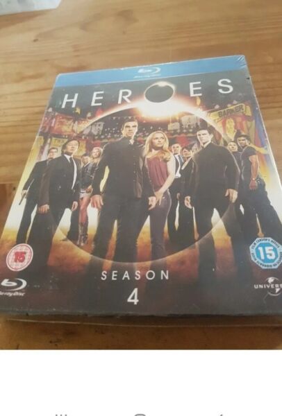 Heroes: Season 4 Blu-ray  DVD Box Set  New Sealed