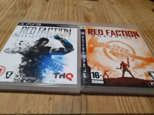 Red Faction  Guerrilla &Red Faction Armageddon for Playstation 3 (PS3) Complete