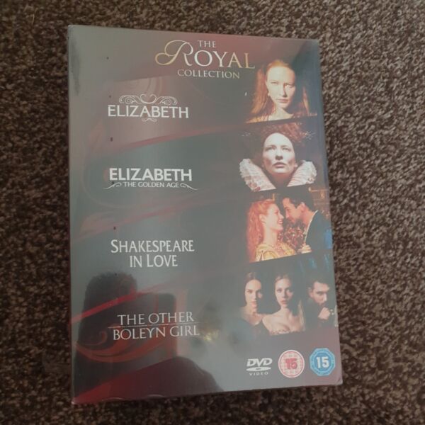 The Royal Collection  Region 2 DVD Box Set  New Sealed  Elizabeth I Etc