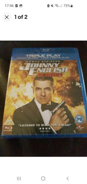 Johnny English Reborn Blu-ray NEW SEALED