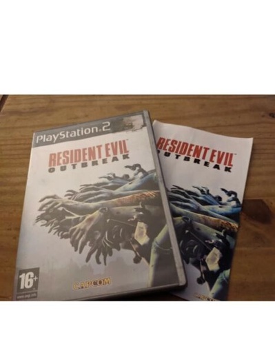 [326287757572] Resident Evil Outbreak Sony Playstation 2 PS2 Game Complete with Manual