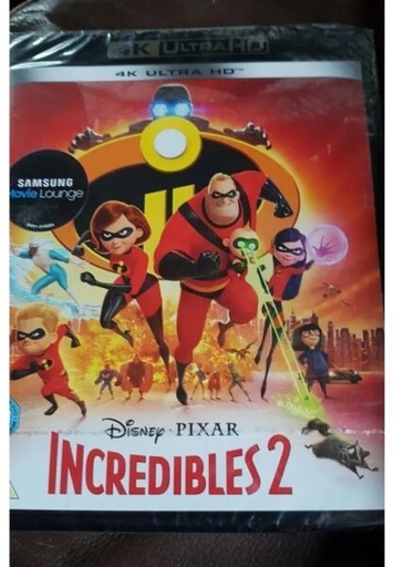 [326287757554] Disney Pixar THE INCREDIBLES 2 4K Ultra HD Blue-Ray DVD