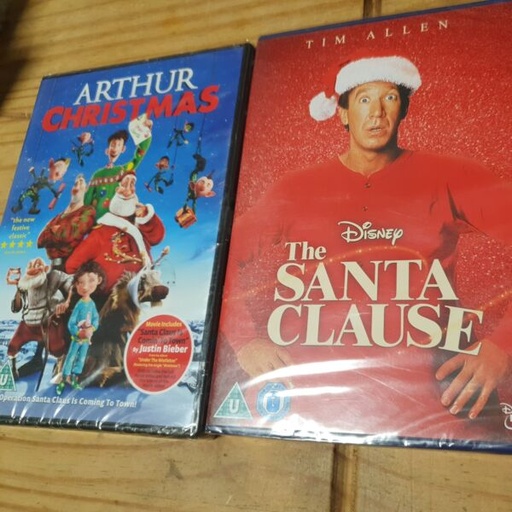 [326287750330] Arthur Claus /The Santa Claus  Region 2  DVDs New Sealed