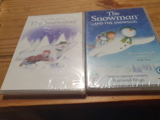 [326287750355] The Snowman Special Edition Plus The Snowman and The Snowdog Region 2 DVD Bundle